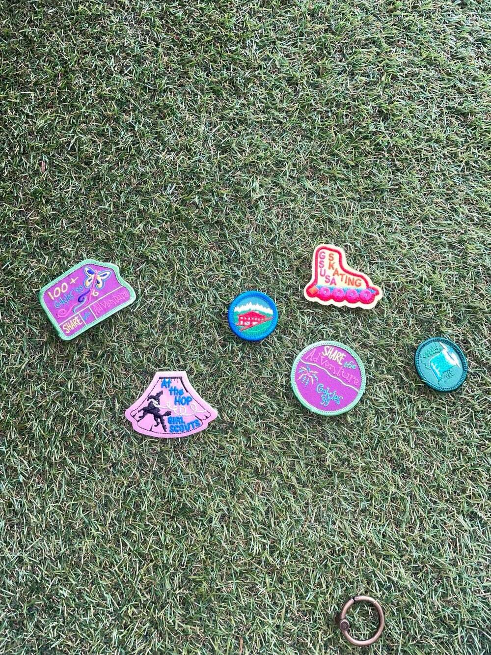 Girl Scout Patches Lot of 6 Vintage 1999 Cookie Badges